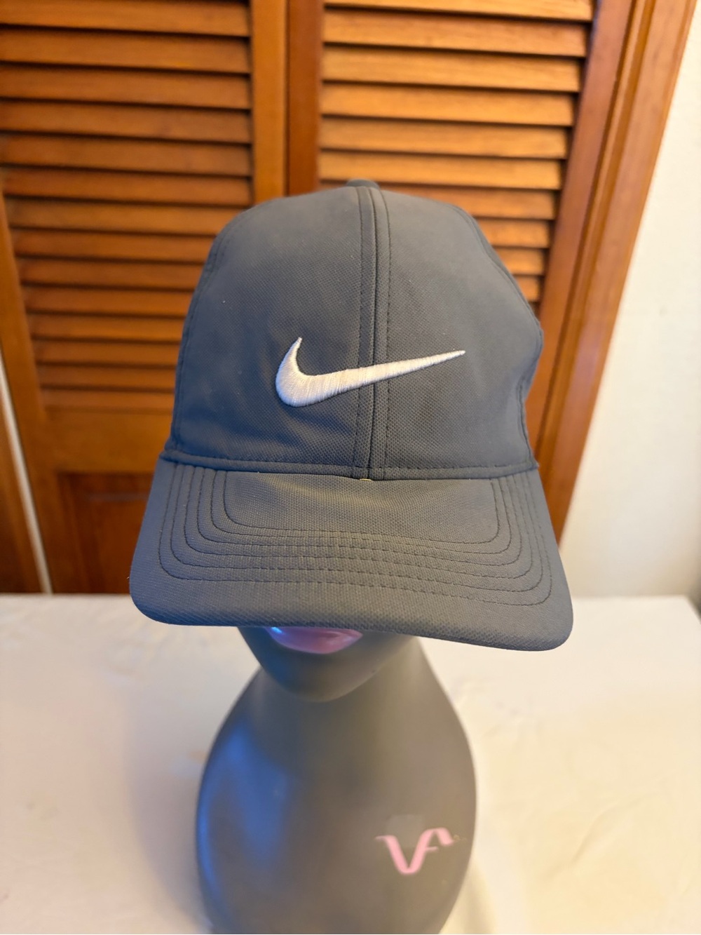 Nike Gray Baseball Cap with White Swoosh